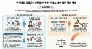 중앙윤리위원회 결정문 및 추가 보도자료 (26.01.14.)